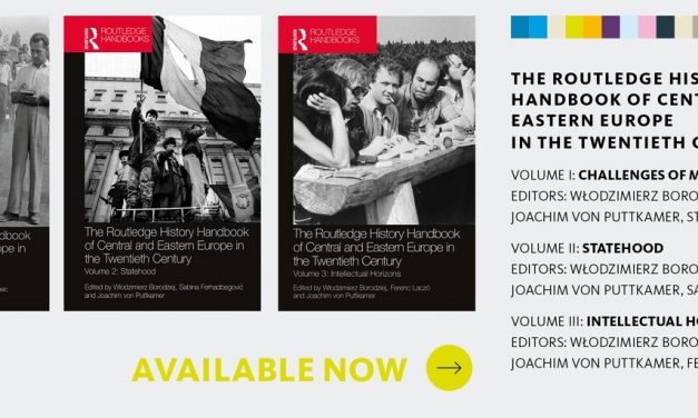 Lansare online de carte/ 14 septembrie – “Routledge History Handbook of Central and Eastern Europe in the Twentieth Century” (vol. I)