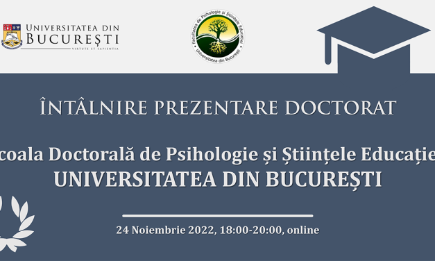 Prezentare pentru candidații la studii doctorale